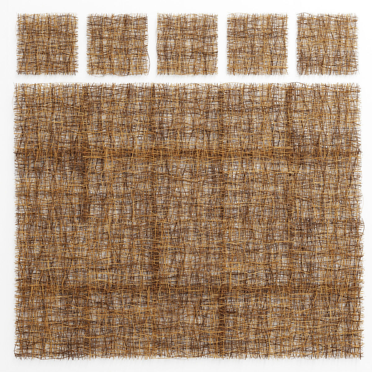 Ceiling canopy branch thin crooked n2 3D model_3