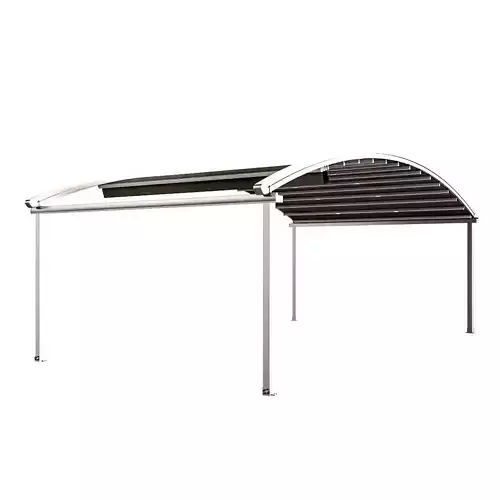 Motorized Pergola 4 nickel matte