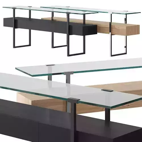 Pioneer T54 Console Table by Ghyczy 3D model
