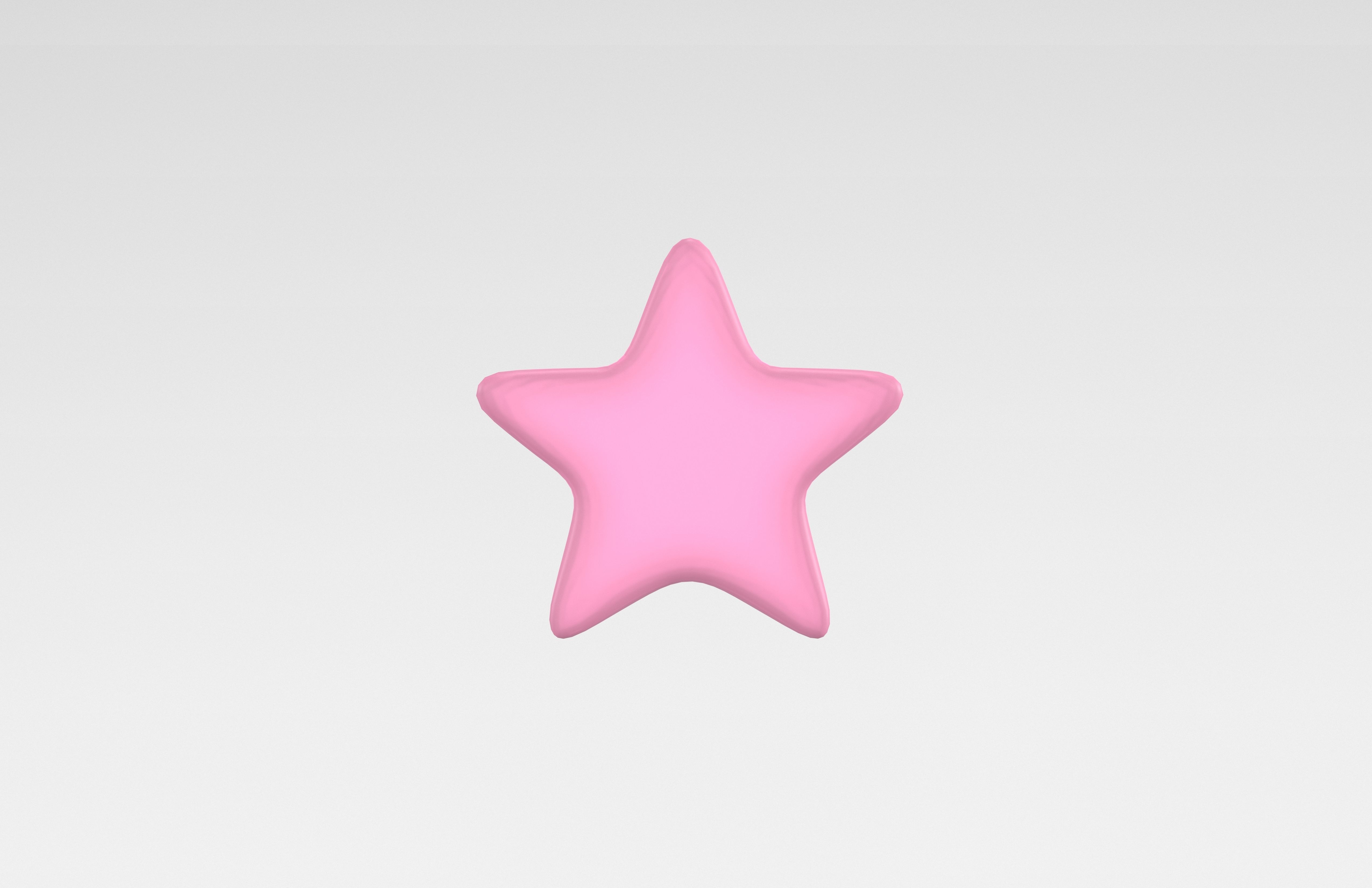 Star v1 008 Low-poly 3D model_1