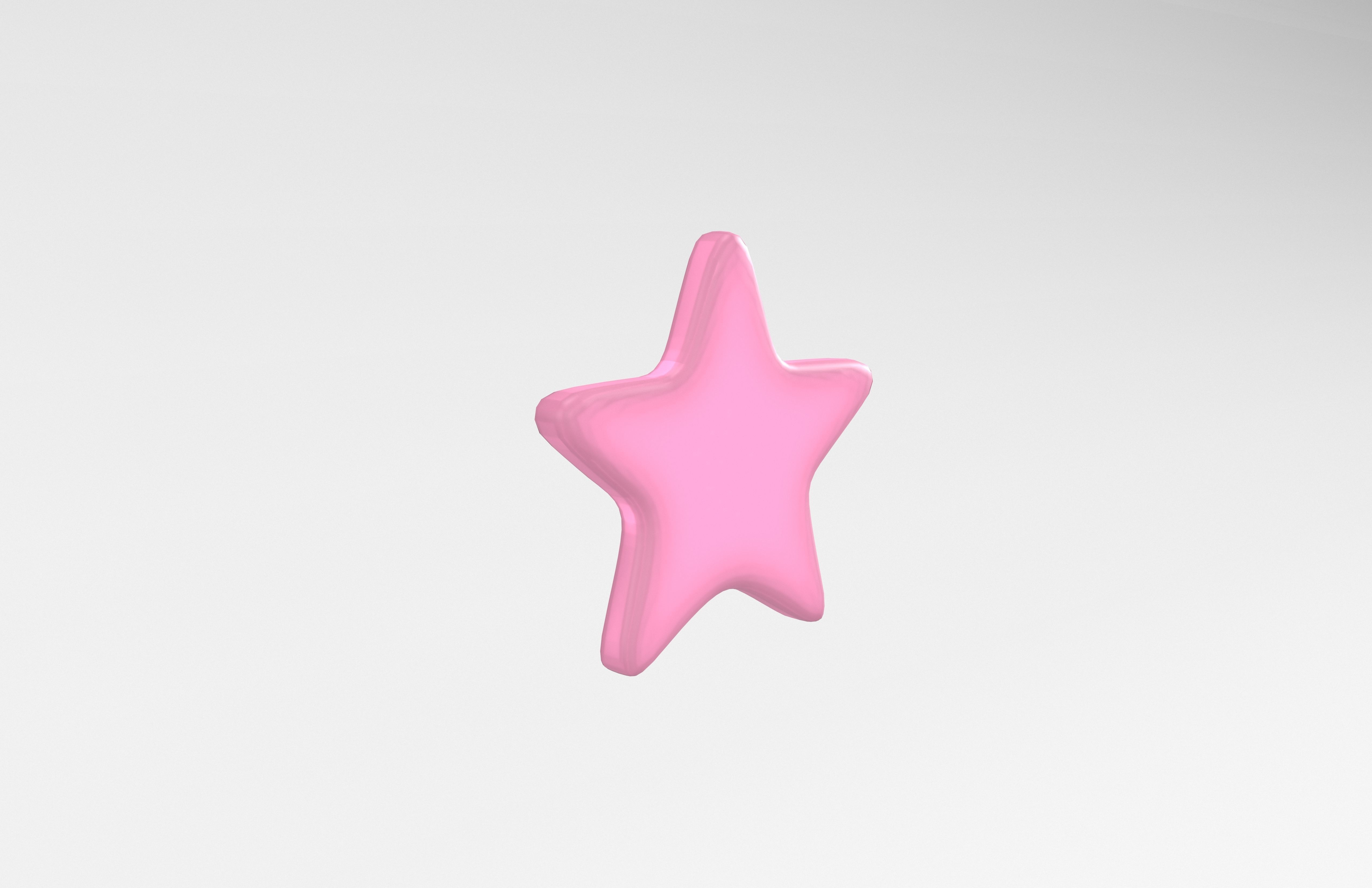 Star v1 008 Low-poly 3D model_3