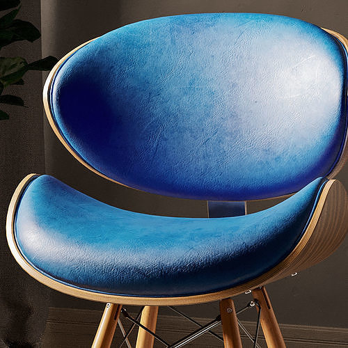 Corvus Madonna Mid-century Teal Accent Chair 3D model 7