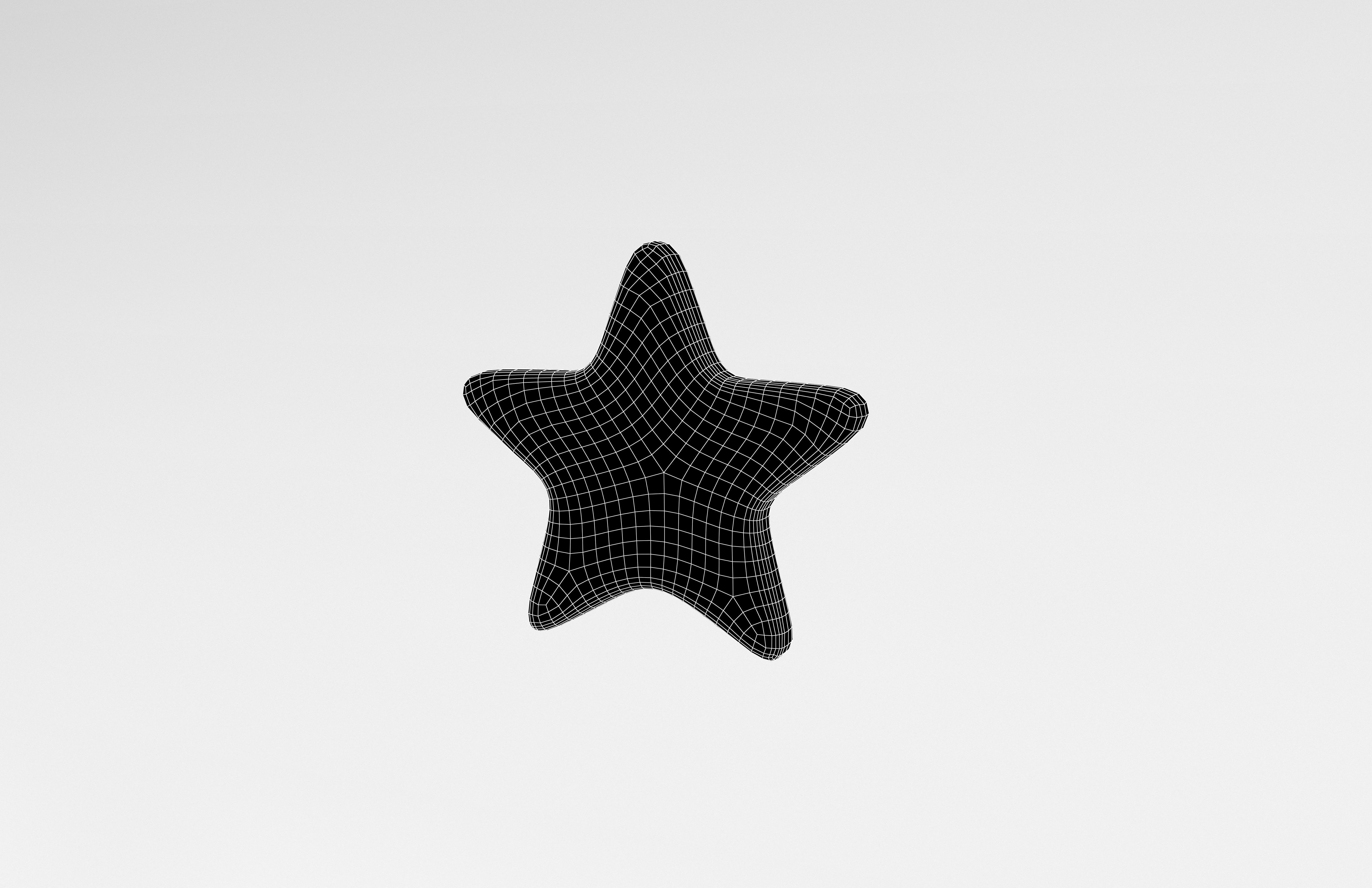 Star v1 013 Low-poly 3D model_6