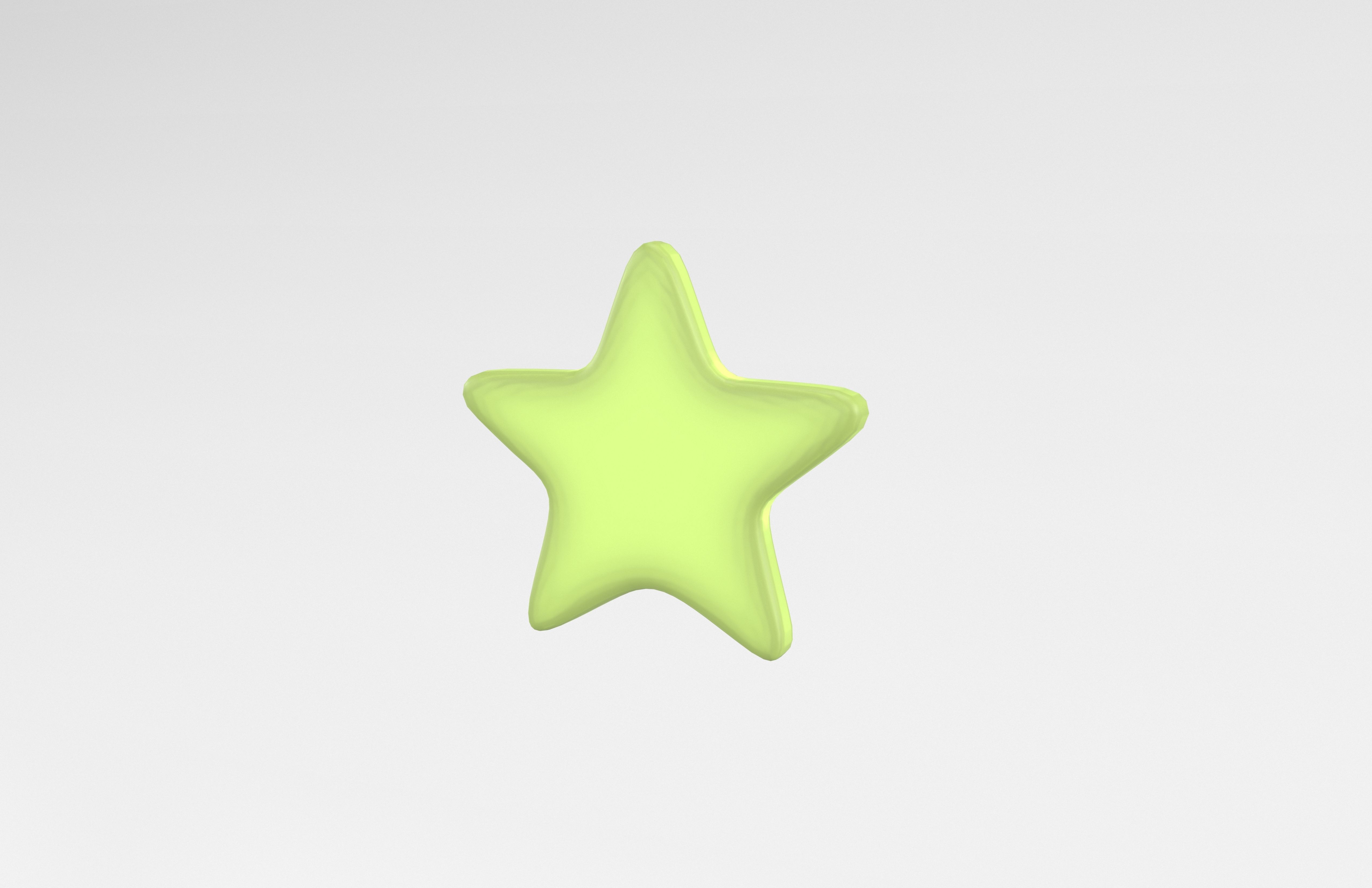 Star v1 013 Low-poly 3D model_2