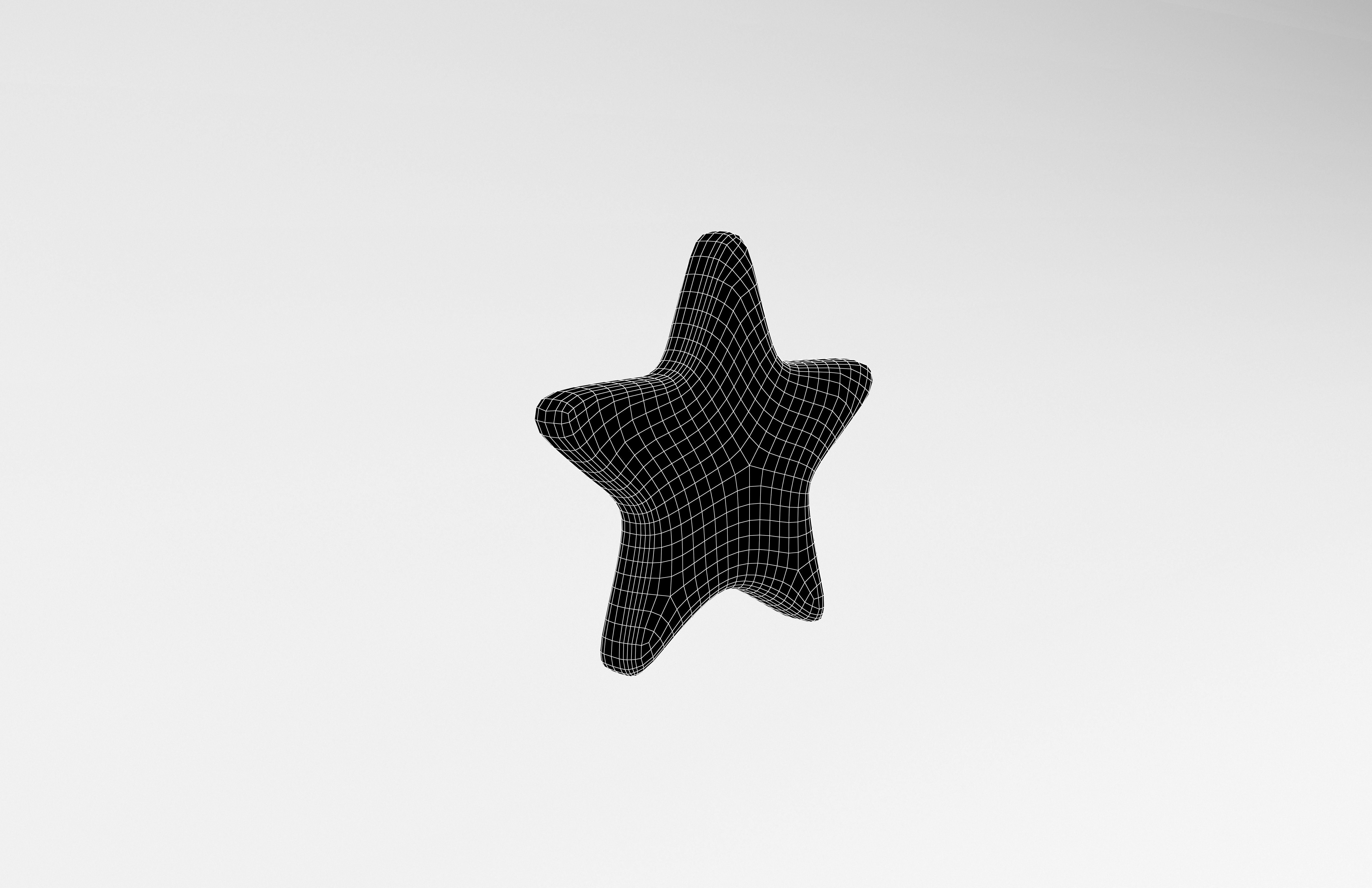 Star v1 013 Low-poly 3D model_7