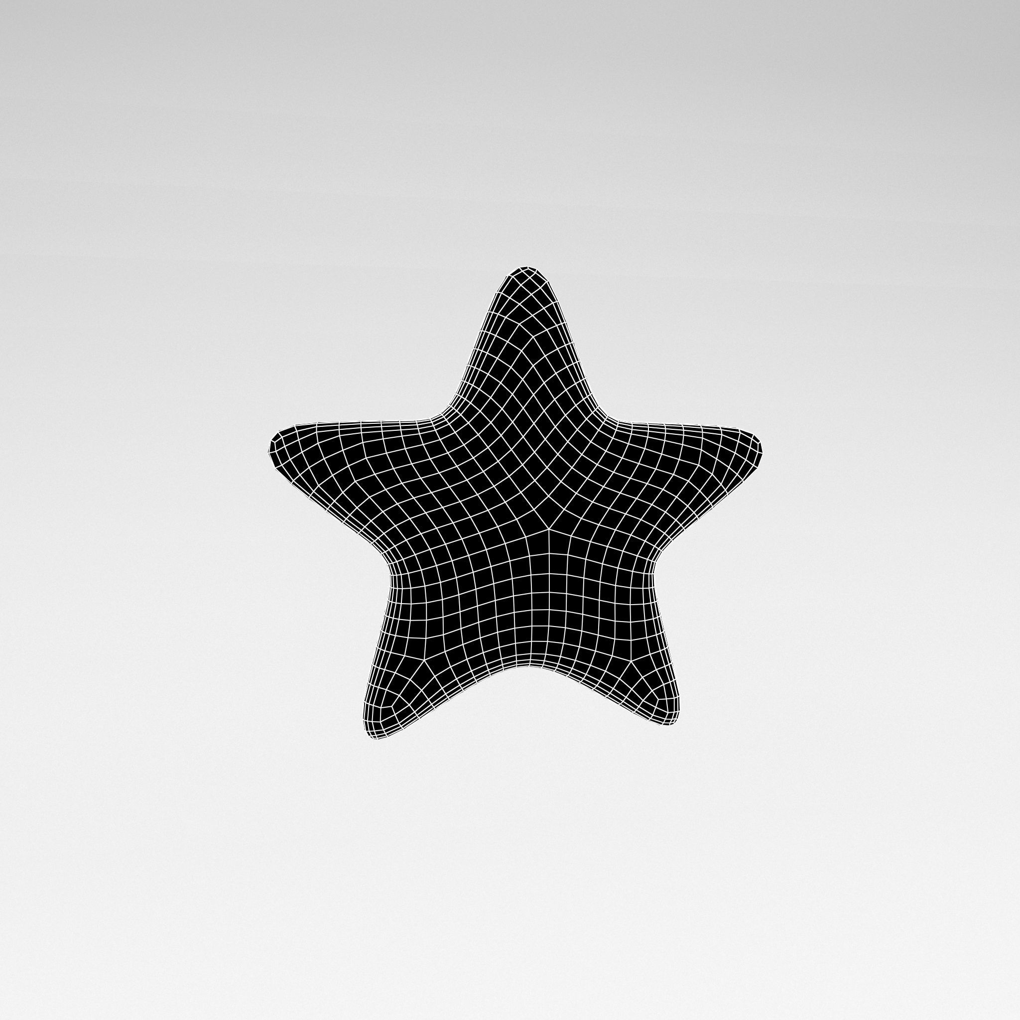 Star v1 013 Low-poly 3D model_4