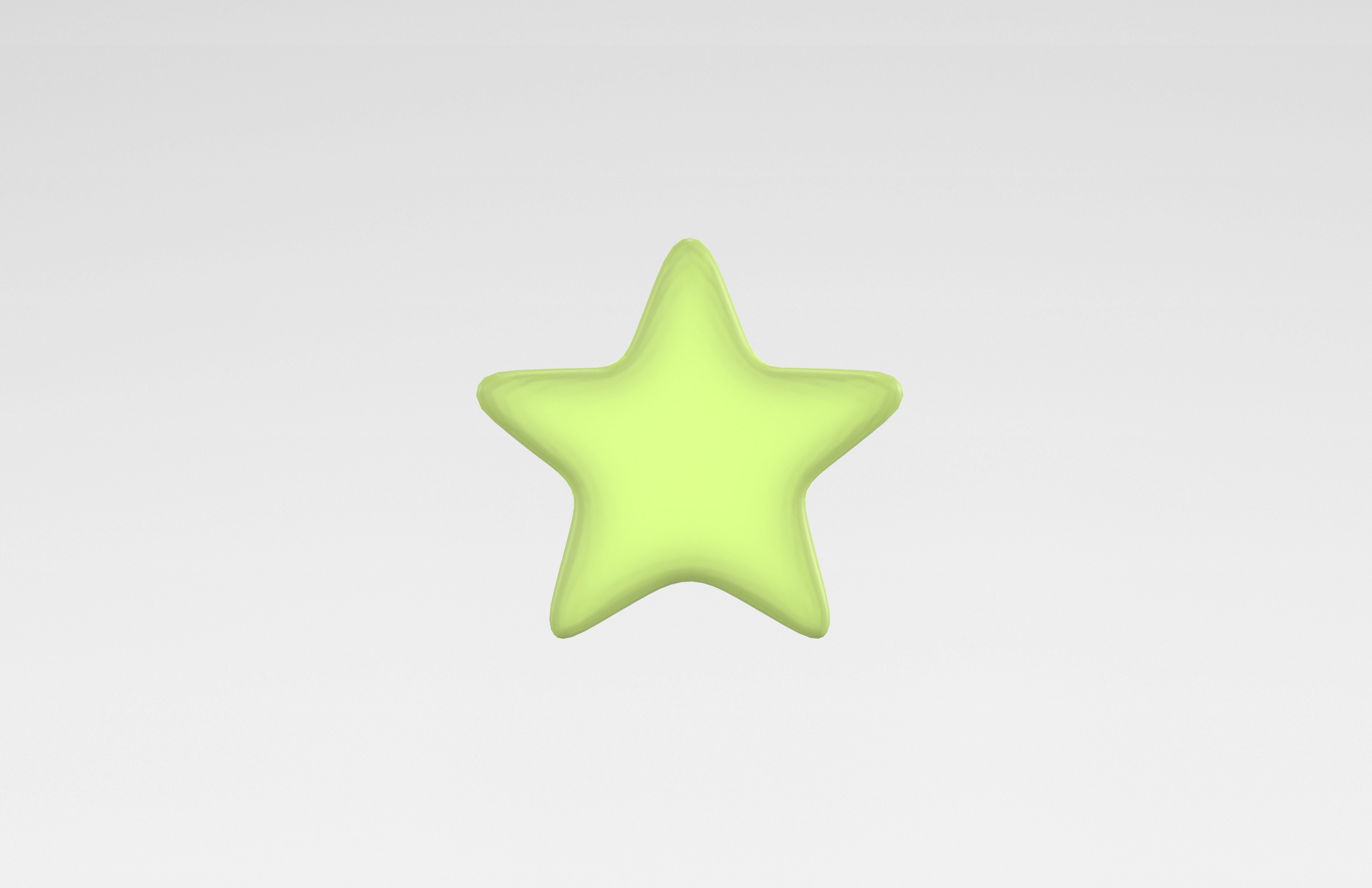 Star v1 013 Low-poly 3D model_1