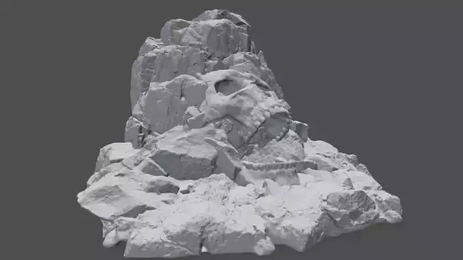 skull  gate  3D print model