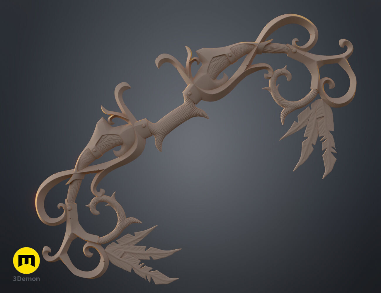 Tyrande Whisperwind - Bow 3D print model_9