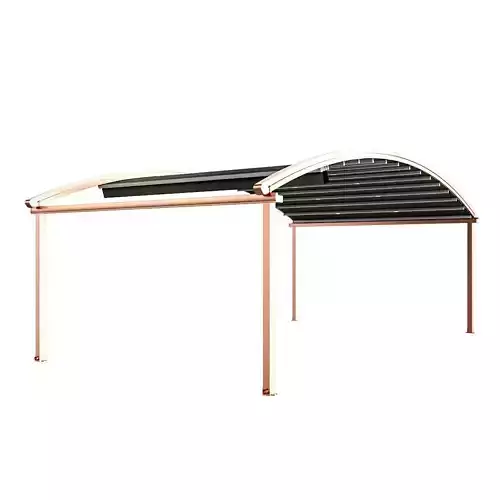 Motorized Pergola 4 copper matte