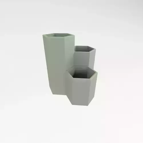 Hexagonal Pen Holder v1 002