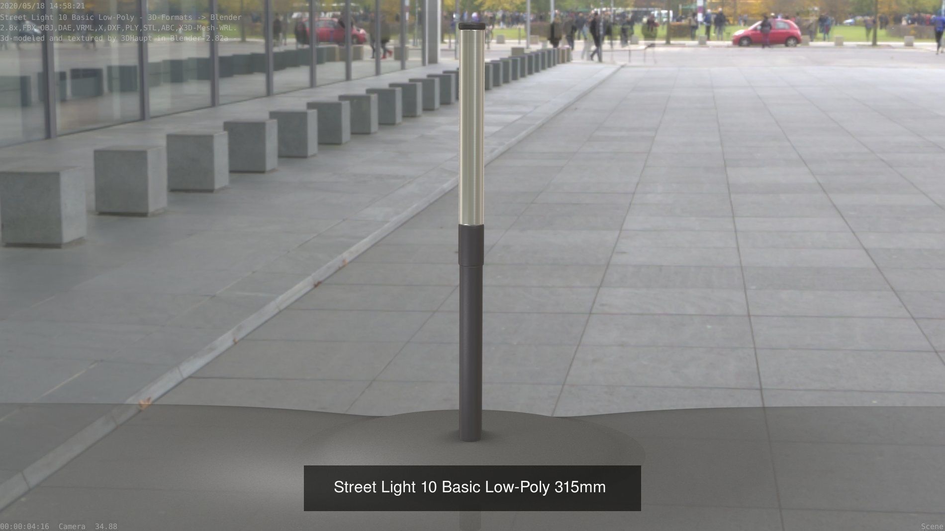 Basic Street Light Package 10 3D Model Collection_2
