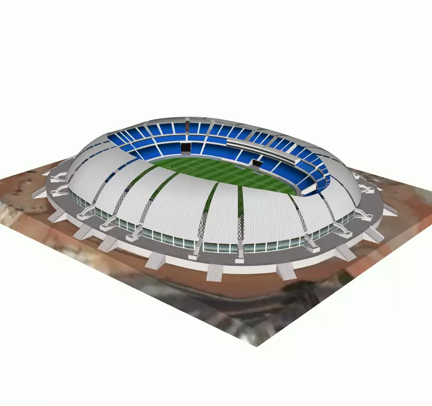 Arena das Dunas 3D model_0