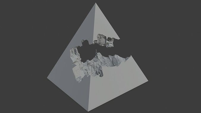 print Pyramid with top 3D print model