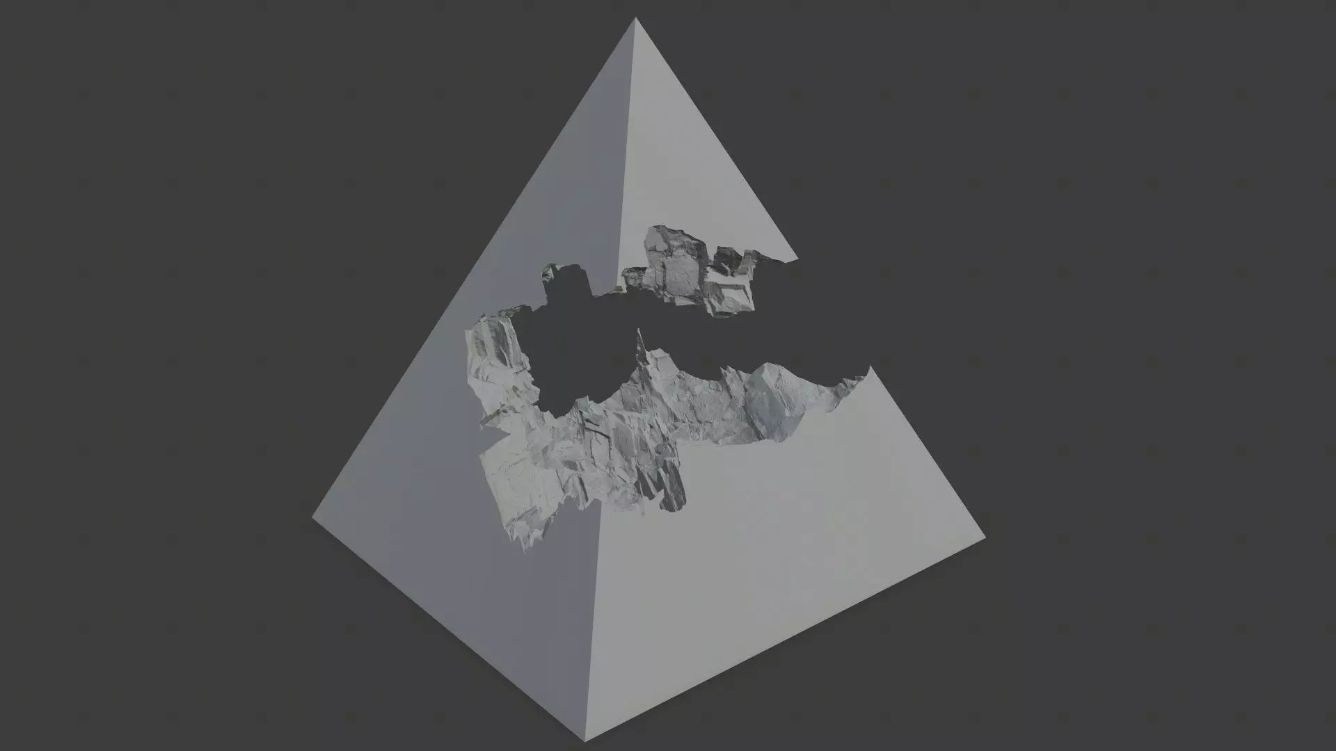 print Pyramid with top 3D print model_0