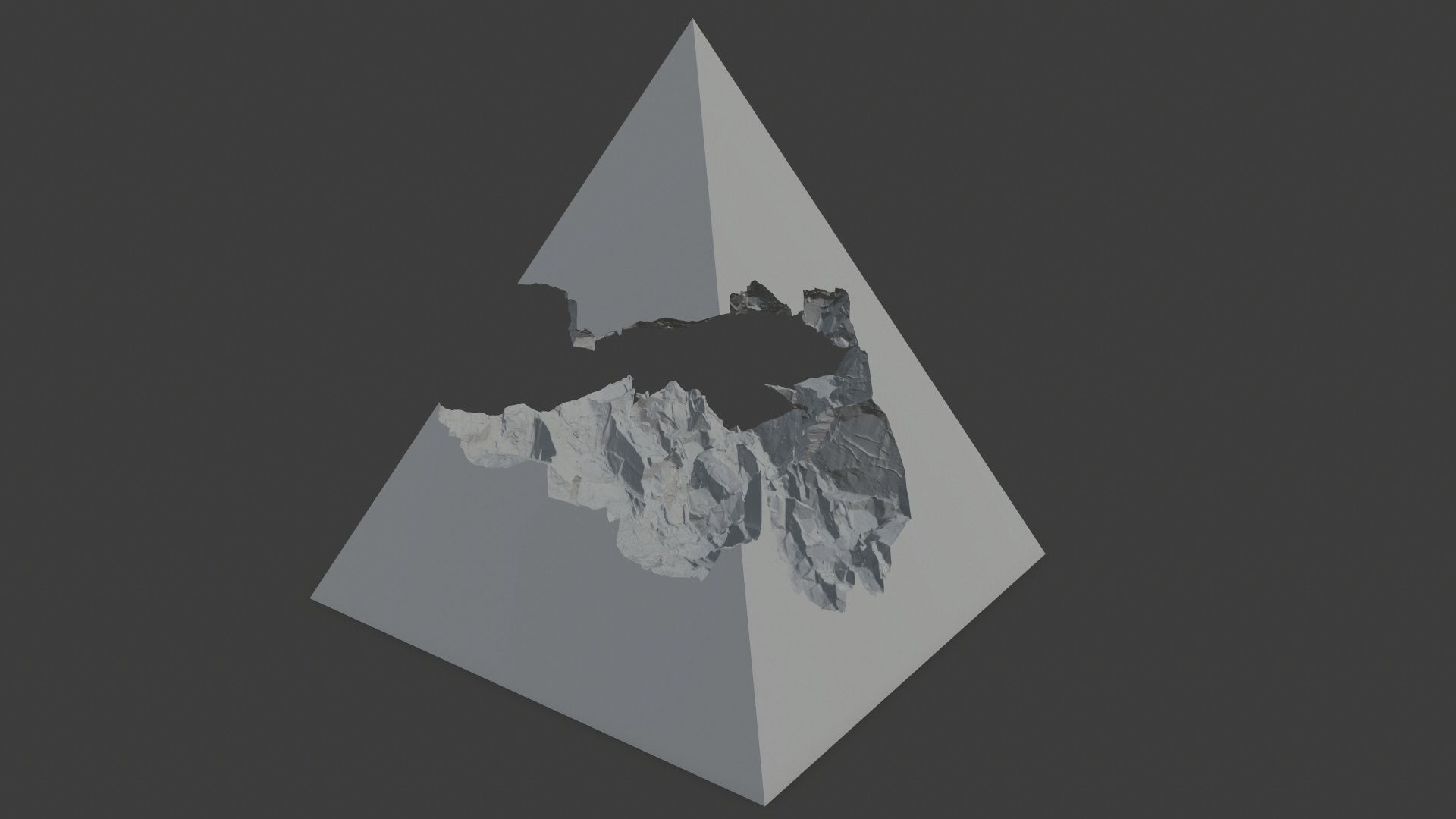 print Pyramid with top 3D print model_6