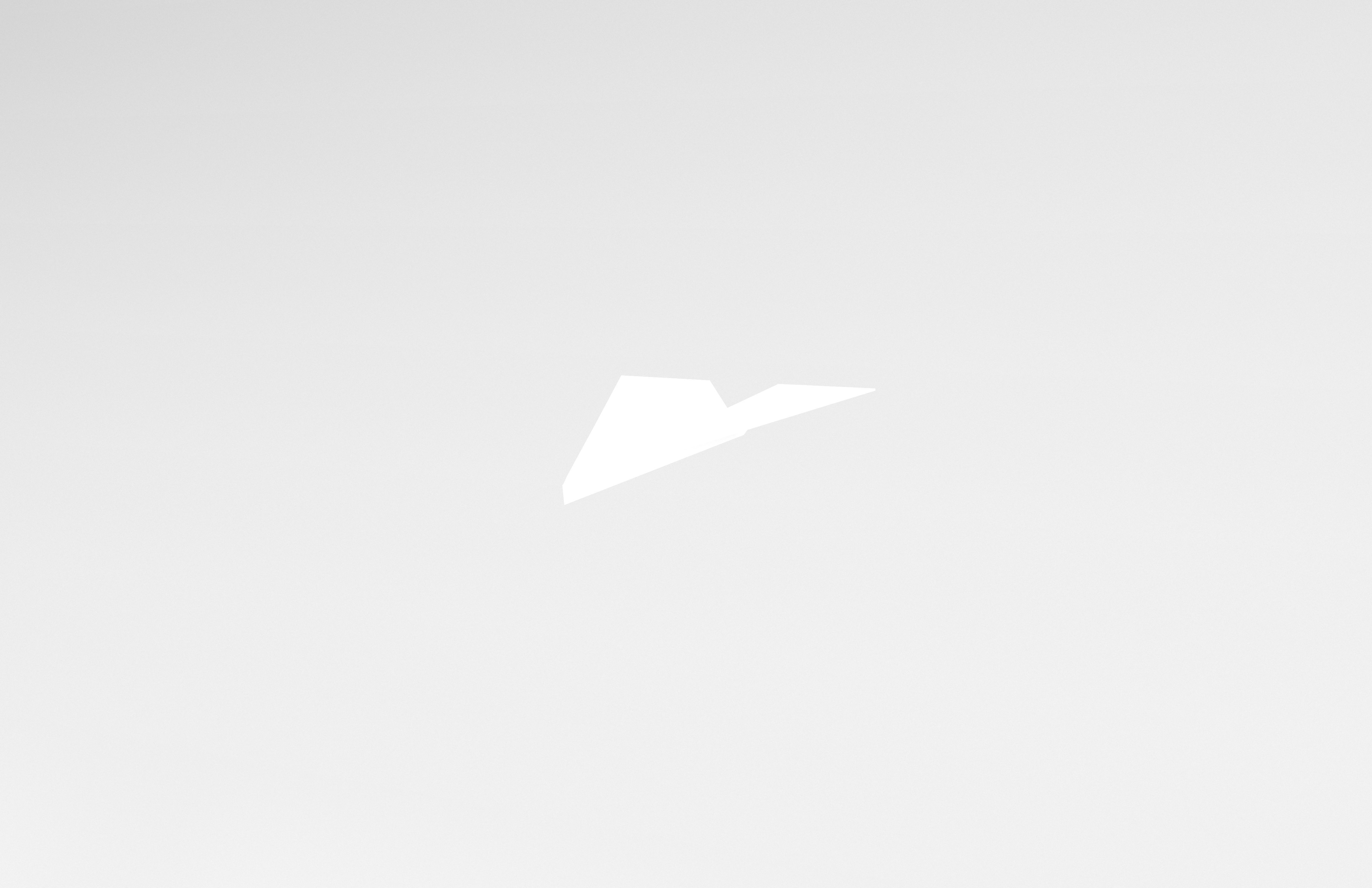 Paper Plane v1 001 Low-poly 3D model_2