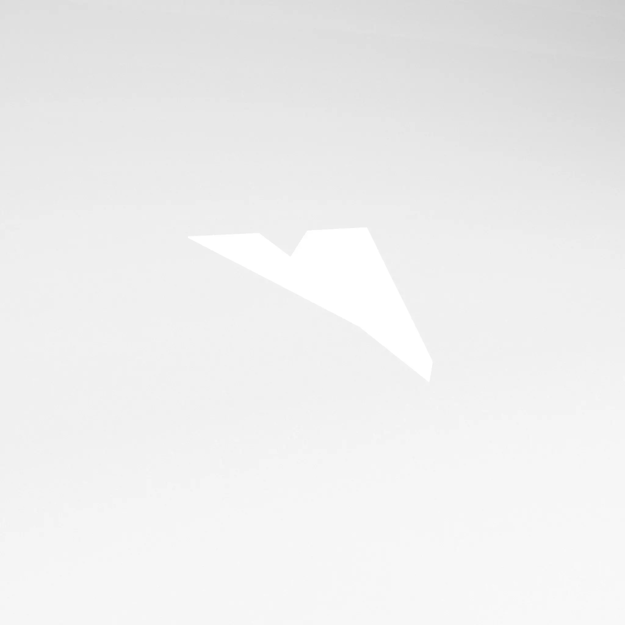 Paper Plane v1 001 Low-poly 3D model_0