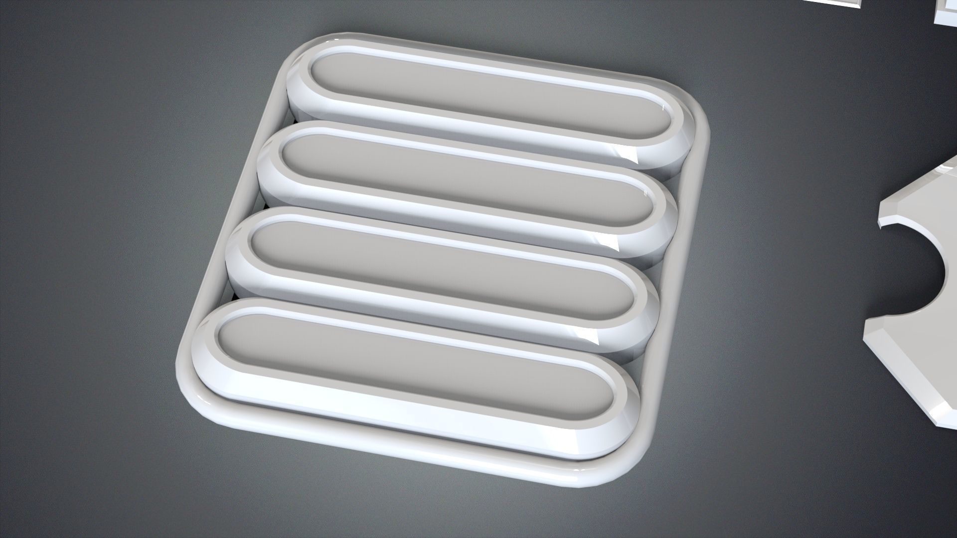 Sci-Fi Panels Kitbash pack Low-poly 3D model_3