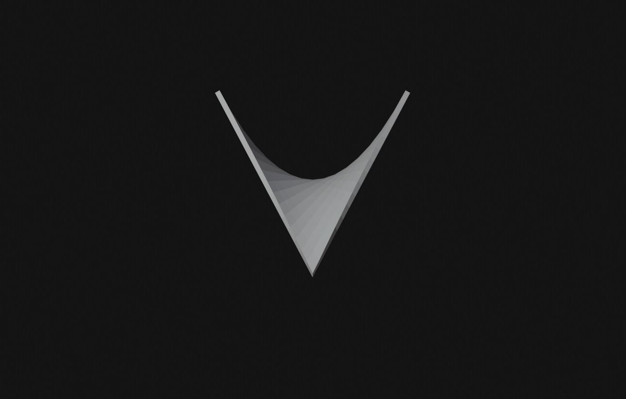 Hyperbolic paraboloid saddle 3D print model_2