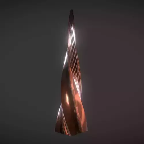 Copper Worn Tower 3D model