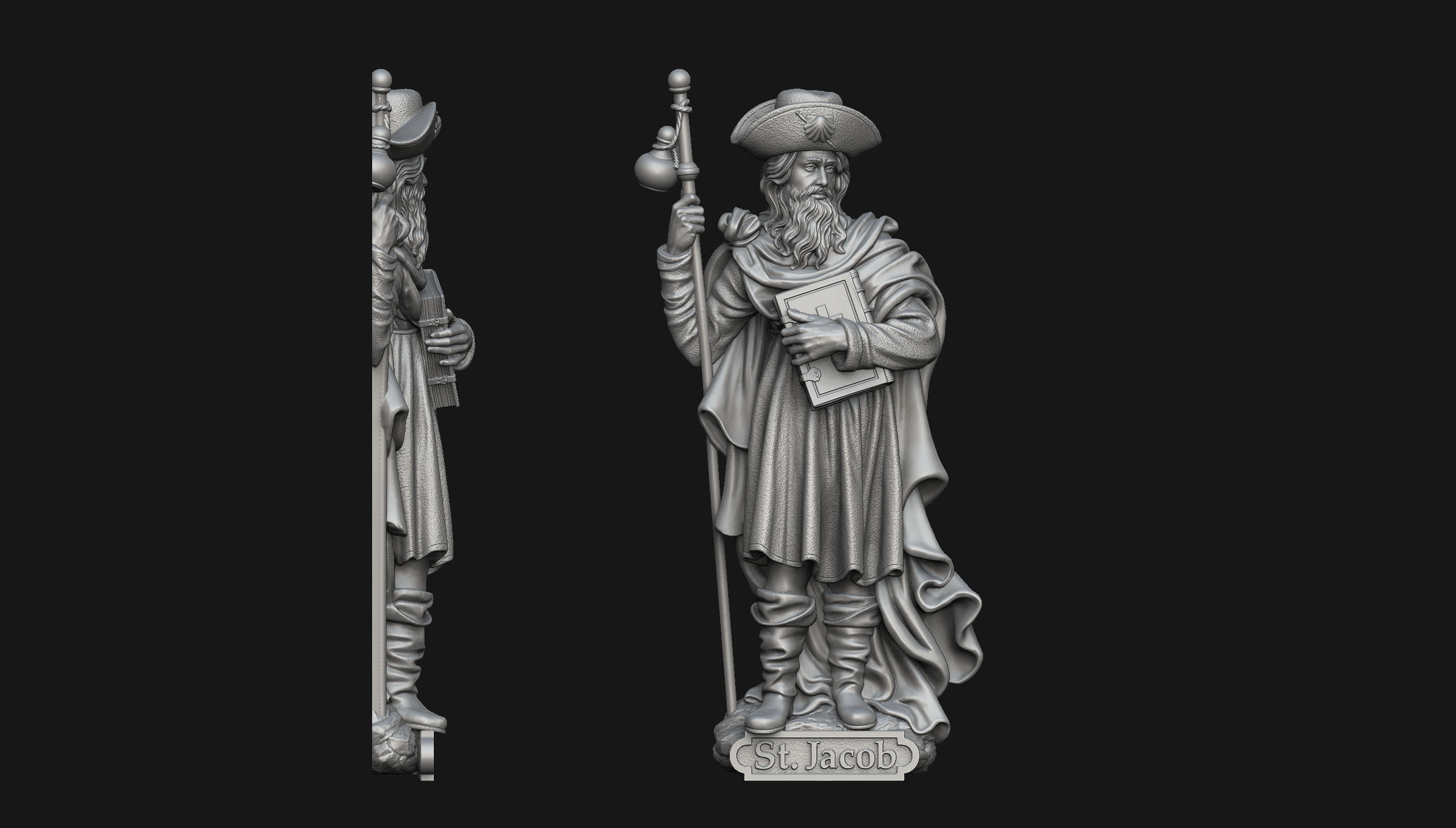 Saint Jacob Bas-Relief