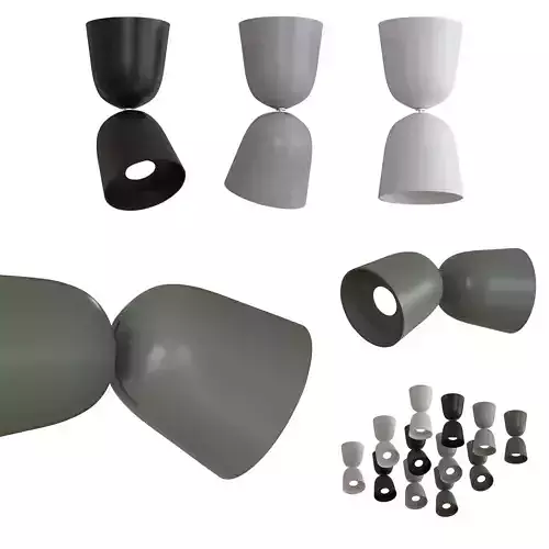 Zero Convex ceiling lamp 3D model