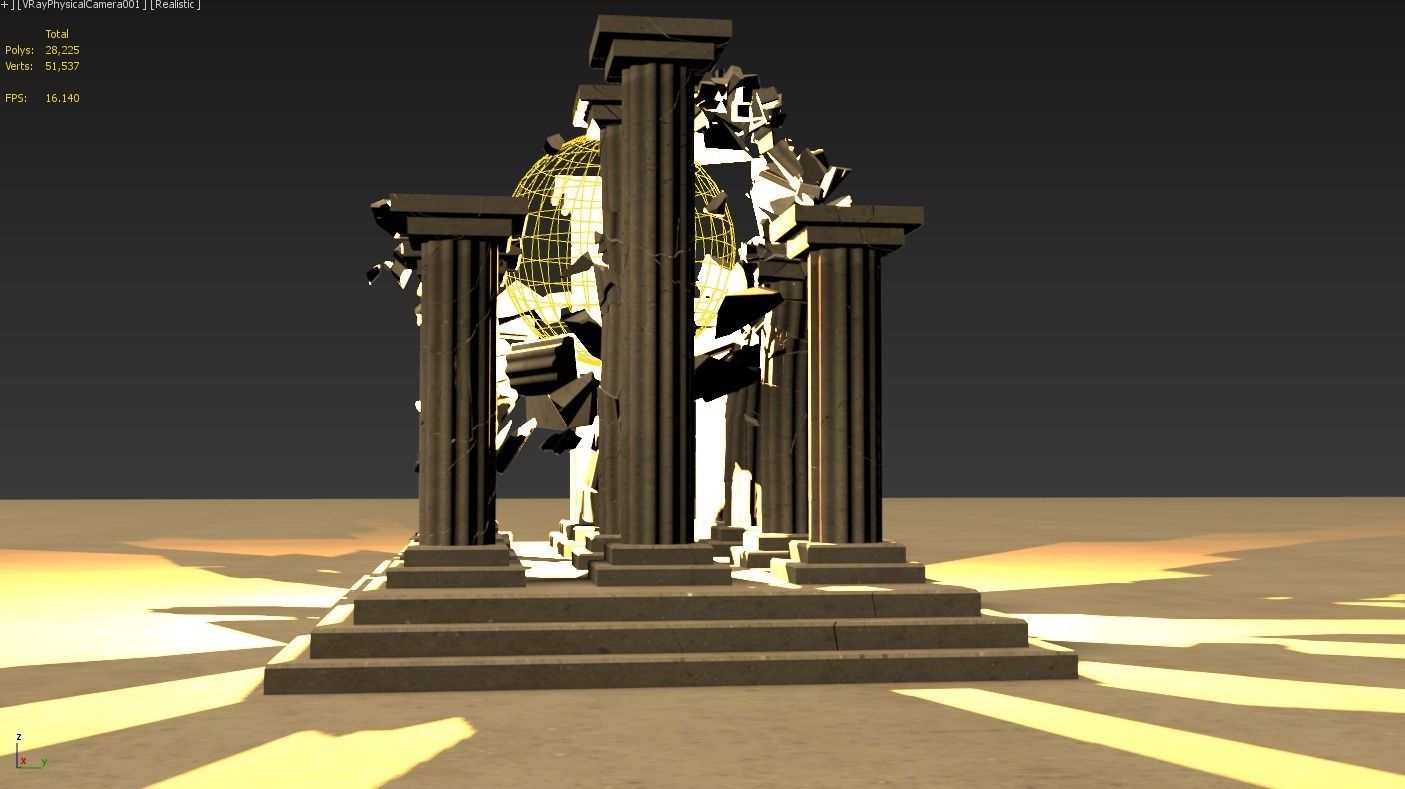 Fire Ball 3D model_4