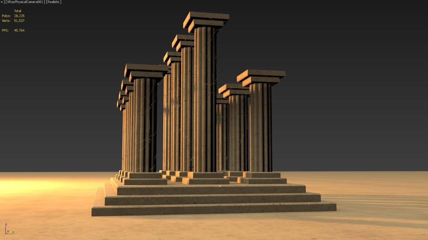 Fire Ball 3D model_2