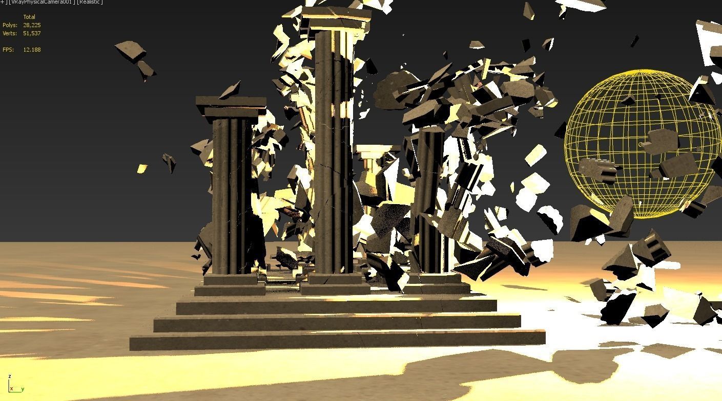 Fire Ball 3D model_6