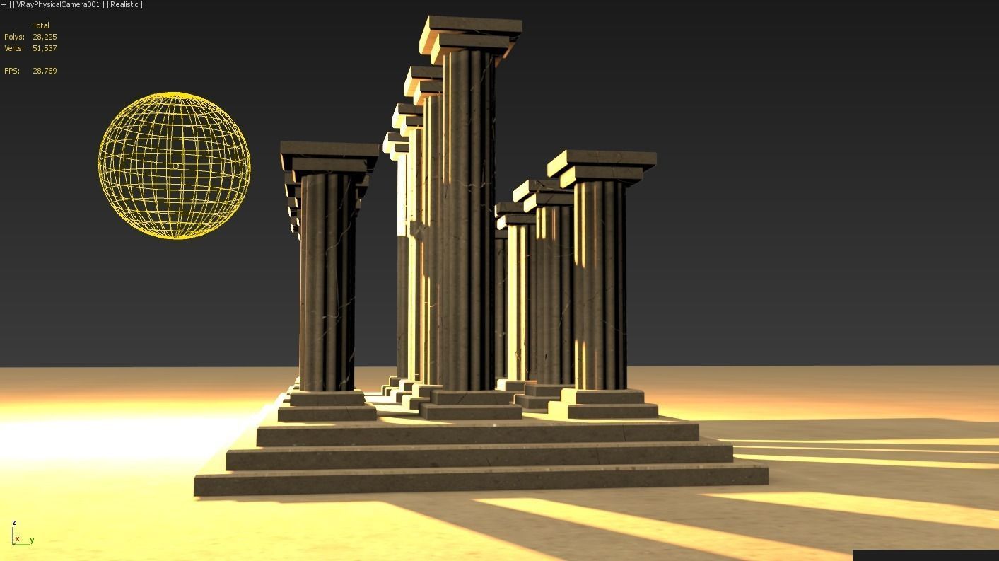 Fire Ball 3D model_3