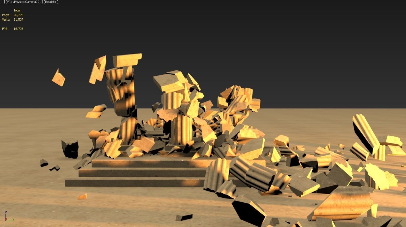 Fire Ball 3D model_8