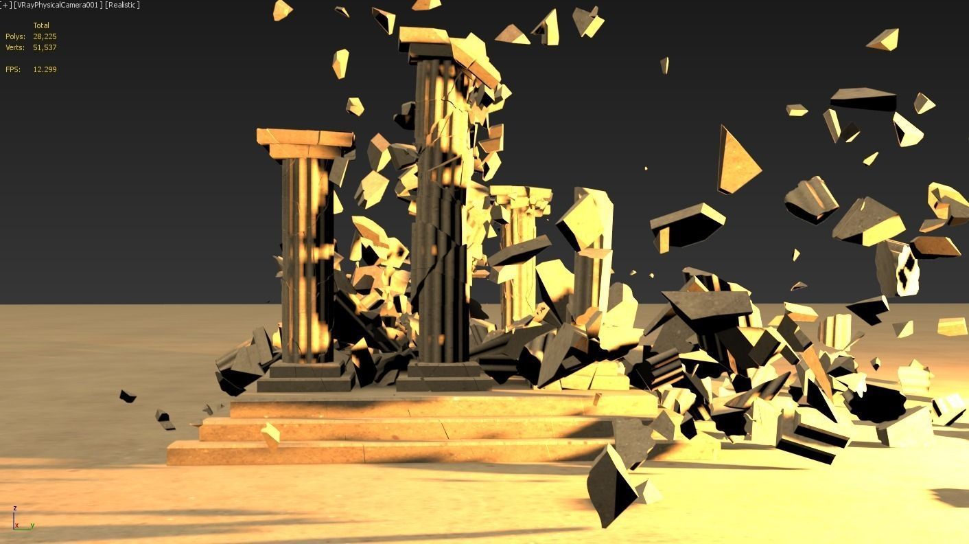 Fire Ball 3D model_7