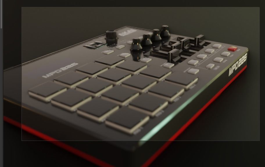 Akai Professional MPD226 3D model_31