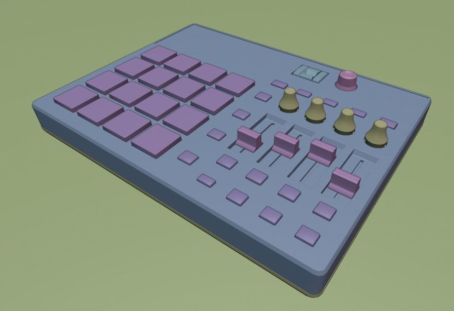 Akai Professional MPD226 3D model_7