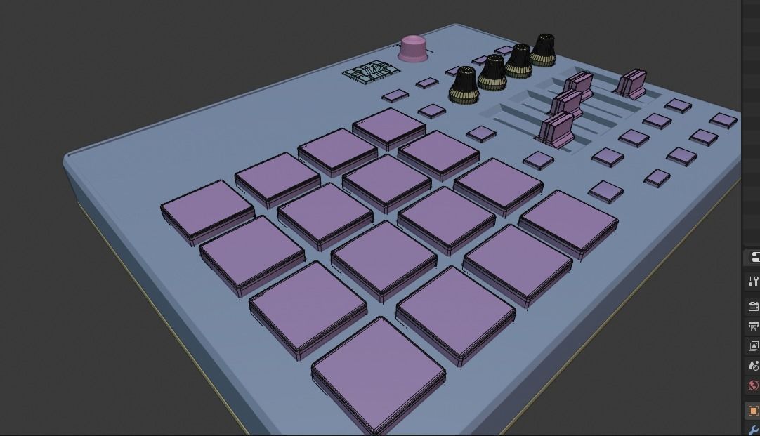 Akai Professional MPD226 3D model_11