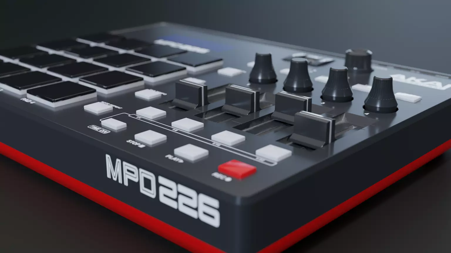 Akai Professional MPD226 3D model_0