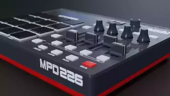 Akai Professional MPD226 3D model