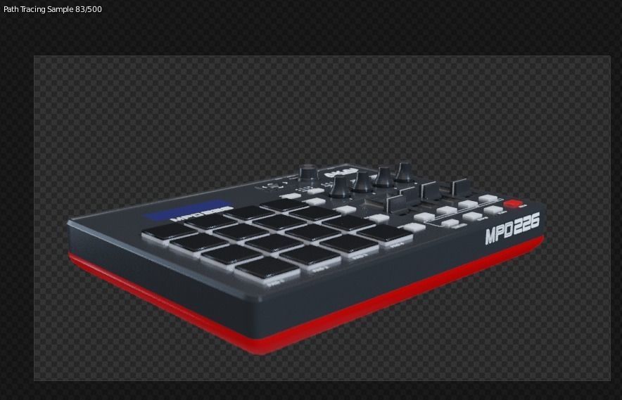 Akai Professional MPD226 3D model_24