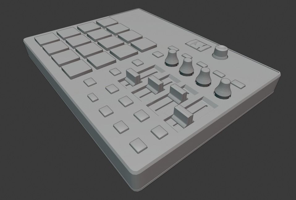 Akai Professional MPD226 3D model_2