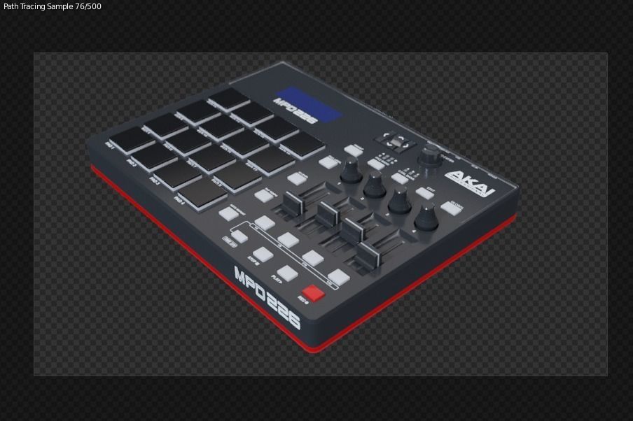Akai Professional MPD226 3D model_23