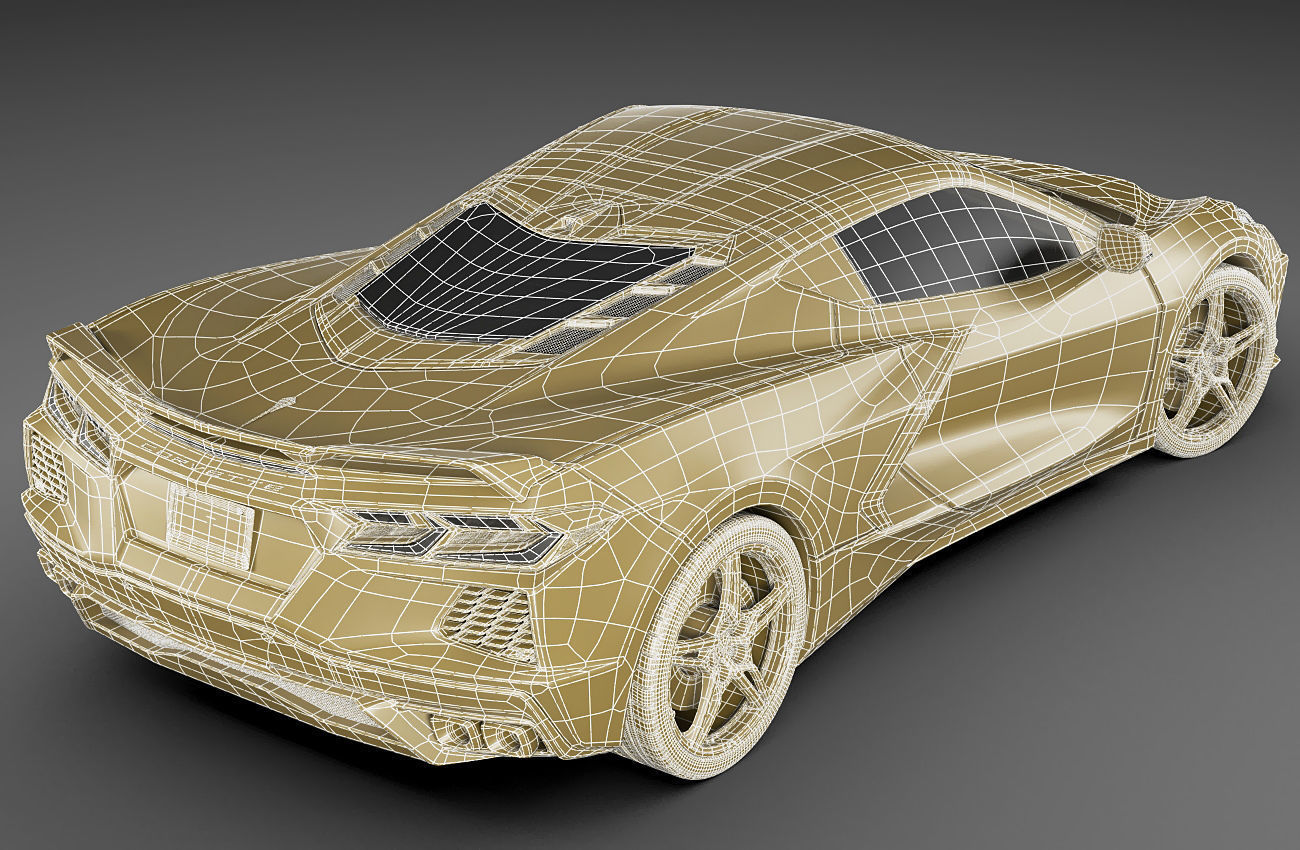 Corvette C8 3D model_28