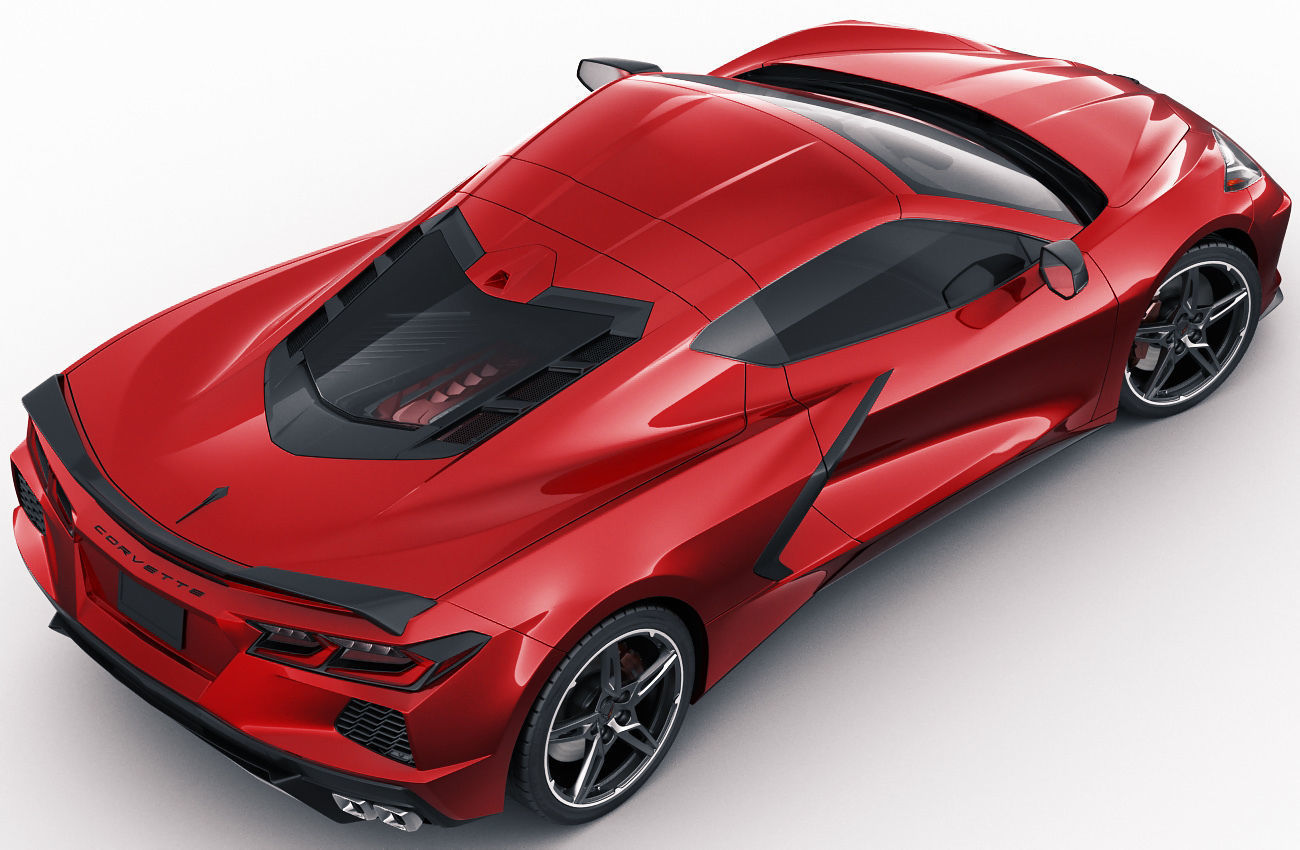 Corvette C8 3D model_10
