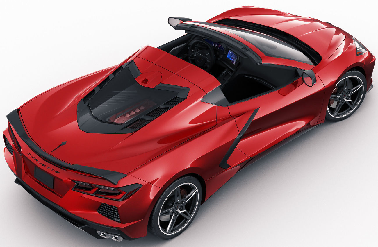 Corvette C8 3D model_11