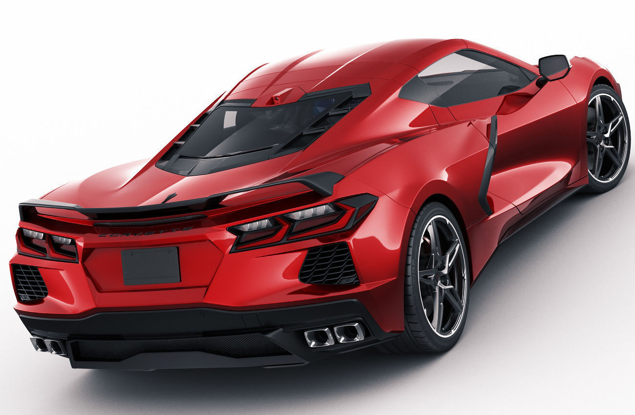Corvette C8 3D model_2