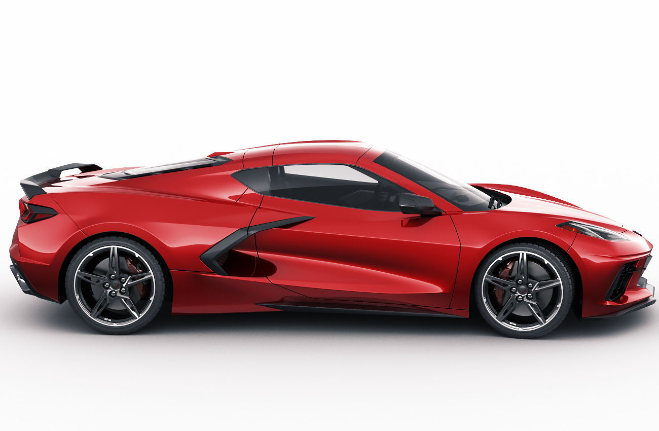 Corvette C8 3D model_4
