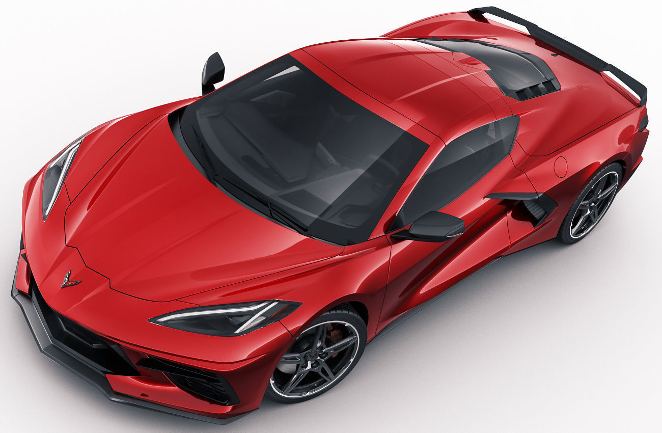 Corvette C8 3D model_8