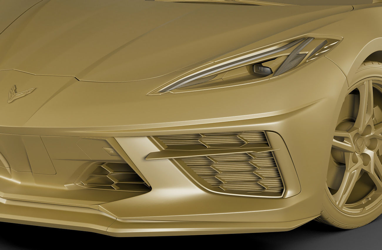 Corvette C8 3D model_24