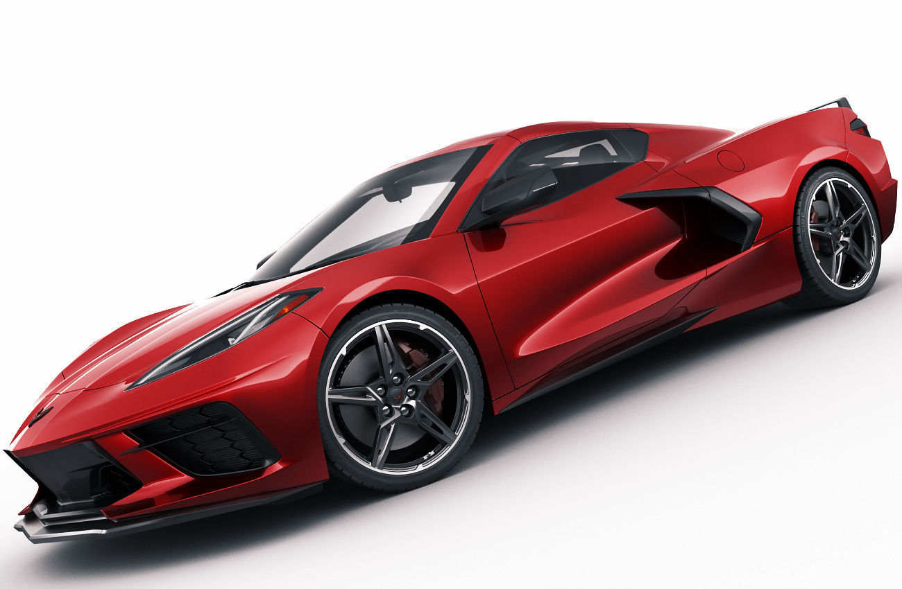 Corvette C8 3D model_12
