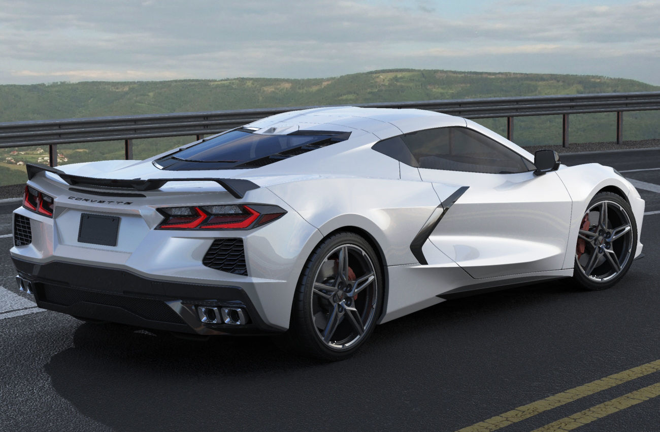 Corvette C8 3D model_21